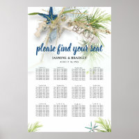 Botanical Greenery Leaves Table Plan Seating Chart