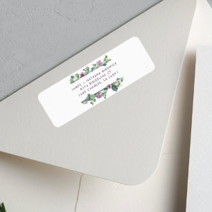 Botanical Greenery Return Address Label