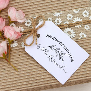 Botanical Greenery Script Create Your Own Rubber Stamp