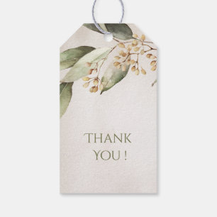 Botanical greenery vintage rustic couple gift gift tags