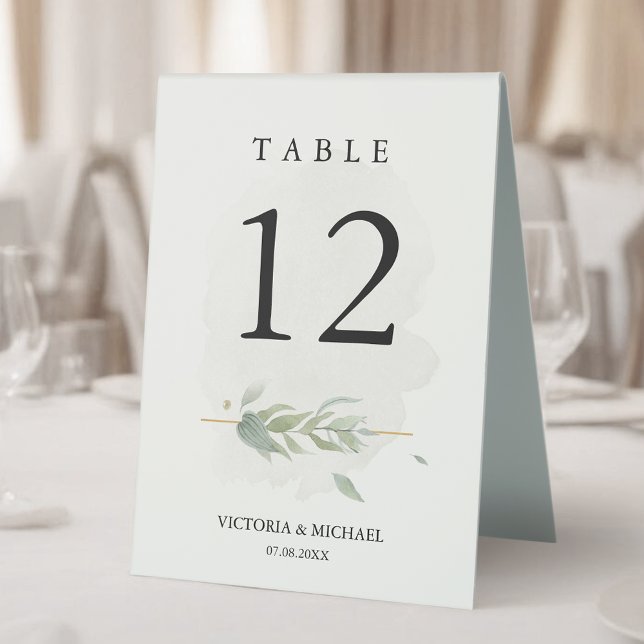 Botanical Greenery Watercolor Elegant Modern (Creator Uploaded)