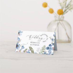 Botanical Greenery Wedding Place Cards