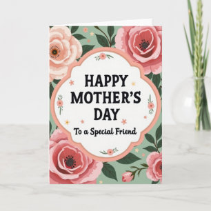 Botanical Greeting Posy Card