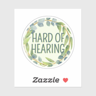 Botanical Hard of Hearing Green Deafness