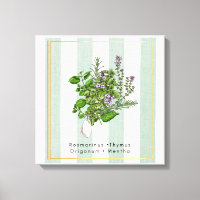 Botanical Herb Garden Medley - Sage Kitchen Art
