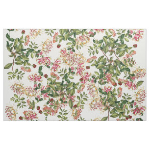 Botanical Honeysuckle Vine Flowers Floral Fabric