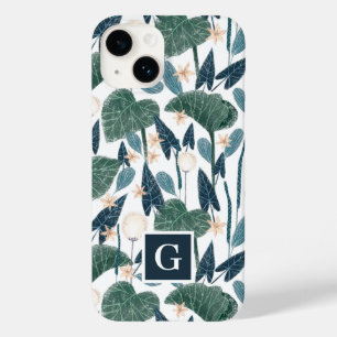 Botanical Illustration Plant Mum Monogram Case-Mate iPhone 14 Case