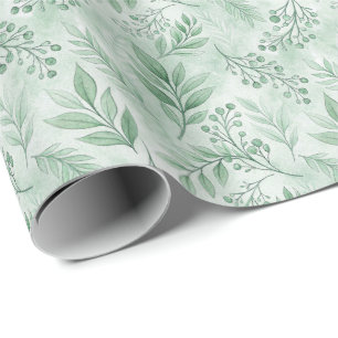 Botanical Illustration Wrapping Paper Roll