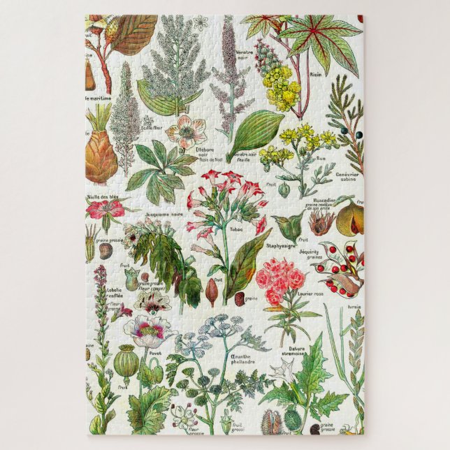Botanical Illustrations Jigsaw Puzzle (Vertical)