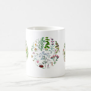 Botanical Illustrations - Larousse Plants Coffee Mug