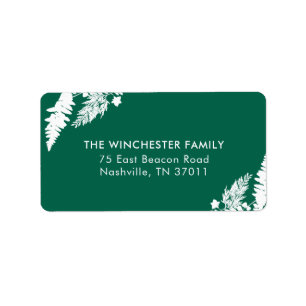 Botanical Impressions Address Label