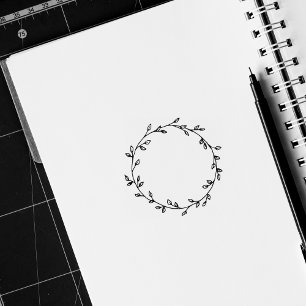 Botanical Journal Rubber Stamp