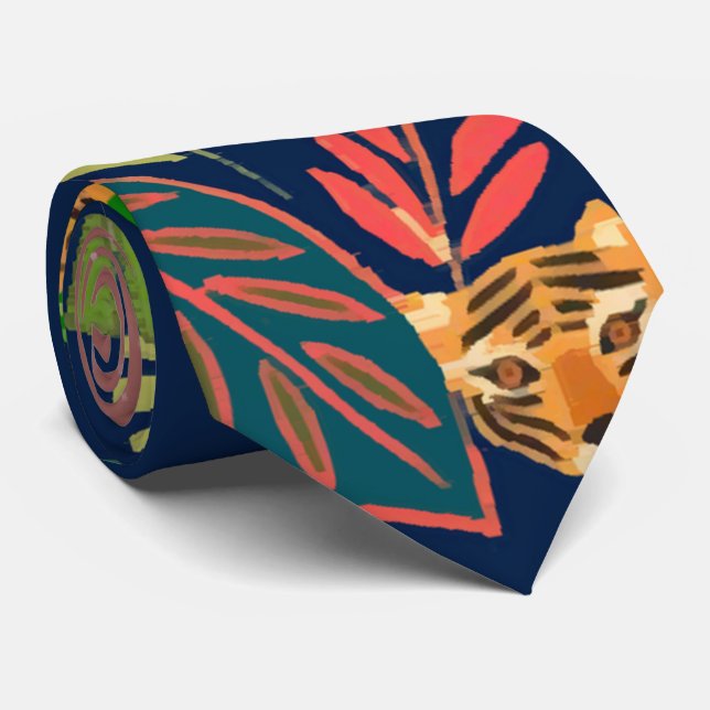Botanical Jungle   Tie (Rolled)