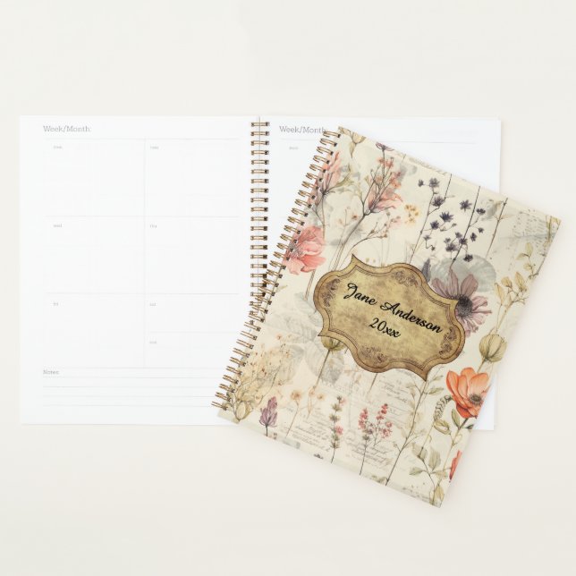 Botanical Junk Journal Planner (Display)