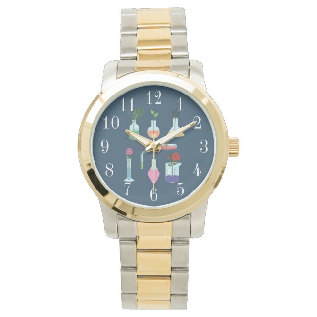 Botanical Lab Equipment Watch (Front)