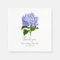 Botanical Lavender Hydrangea Script Thank You