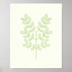 Botanical Leaf Poster