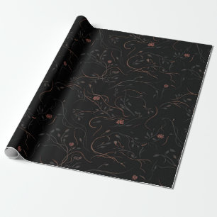 Botanical Line Art Wrapping Paper