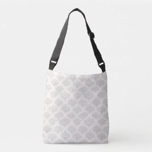 Botanical Line Bouquet Pattern Crossbody Bag