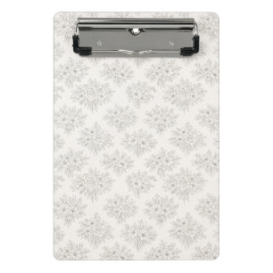 Botanical Line Bouquet Pattern Mini Clipboard