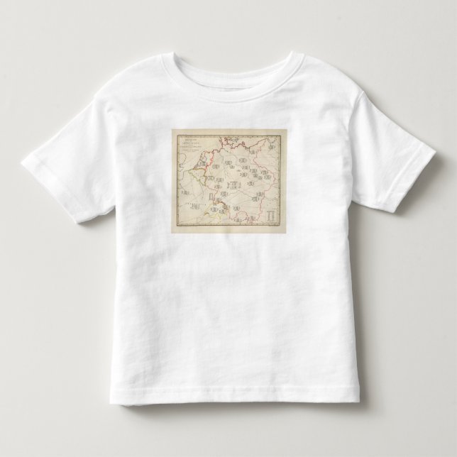 Botanical Map of Germany Toddler T-Shirt (Front)