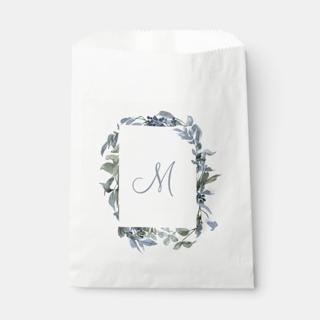 Botanical Monogram Favour Bag (Front)