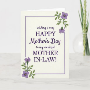 Botanical Mother Card