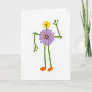 Botanical Mothers Day Figure Card