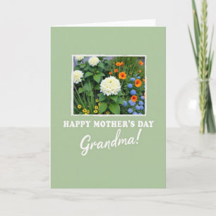 Botanical Mothers Day Grandma Card