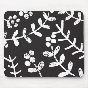 botanical mouse pad