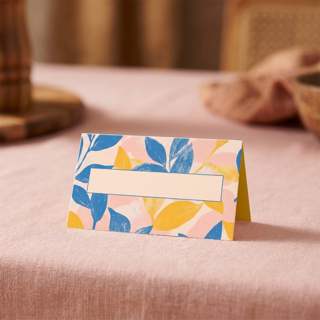 Botanical Name Place Card Handwritten Name Space (Botanical Name Place Card Handwritten Name Space)