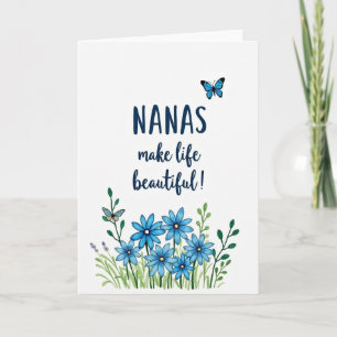 Botanical Nanas Message Card