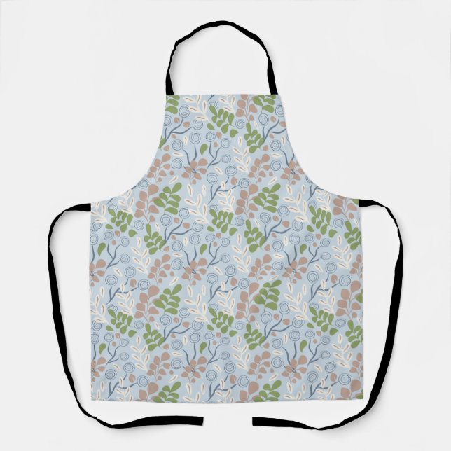 Botanical organic shapes apron (Front)