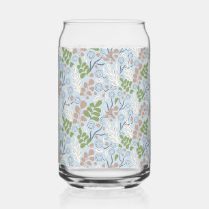 Botanical organic shapes can glass