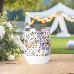 Botanical pastel colours wildflower summer floral