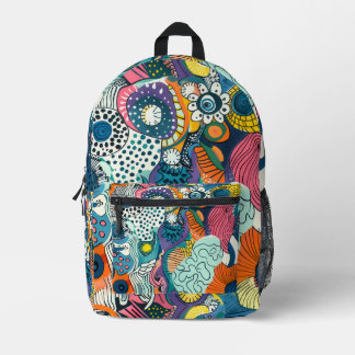 Botanical Pattern Hippie Backpack