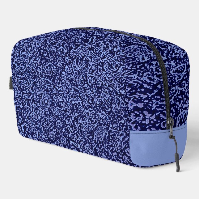 Botanical Pattern in Blue 1 Dopp Kit (Right Corner)
