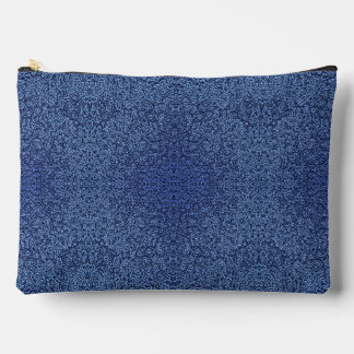 Botanical Pattern in Blue 2 Accessory Pouch
