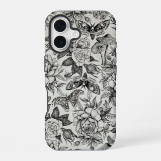 Botanical pattern iPhone 16 case