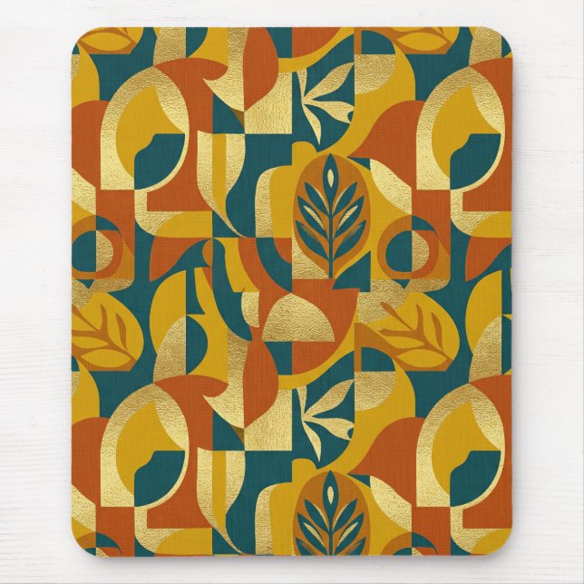 Botanical Pattern Mouse Pad (Front)