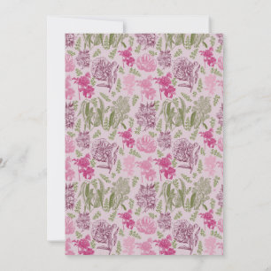 Botanical Peony Eucalyptus Girl Baby Shower  Invitation