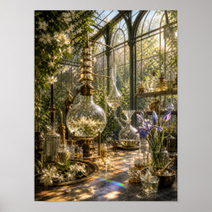 Botanical Perfume Laboratory 12x16 Poster