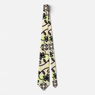 botanical petals tie