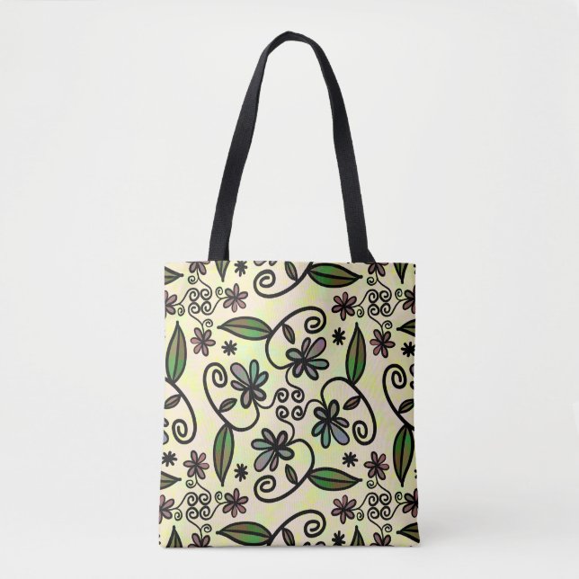 botanical petals tote bag (Front)