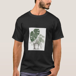 Botanical Plant Parent Poster for Indoor Garden En T-Shirt