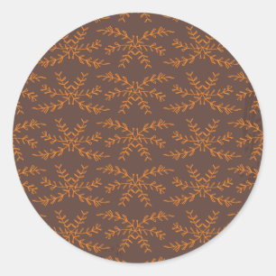 botanical plants classic round sticker