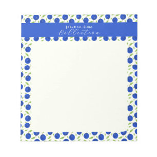 Botanical Plums Collection Ivory Notepad