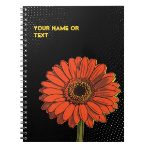 Botanical Pop Explosion: The Neon Barberton Daisy Notebook