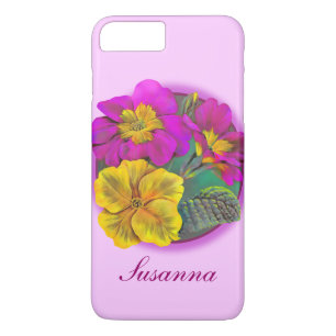 Botanical primula fine art iphone case