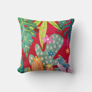 Botanical Print #11 1974 Cushion